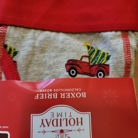 Men's Christmas Boxer Shorts Stocking Stuffer Gift Set of 4 Small 28-30 DH3204 - Picture 3 of 6